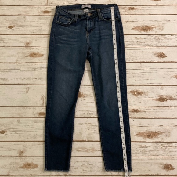 Judy Blue Straight Leg Frayed Hemline Jeans 7/28 - Picture 6 of 8